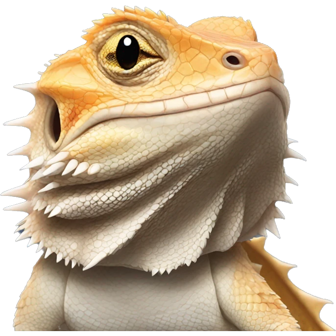 'huh' bearded dragon emoji
