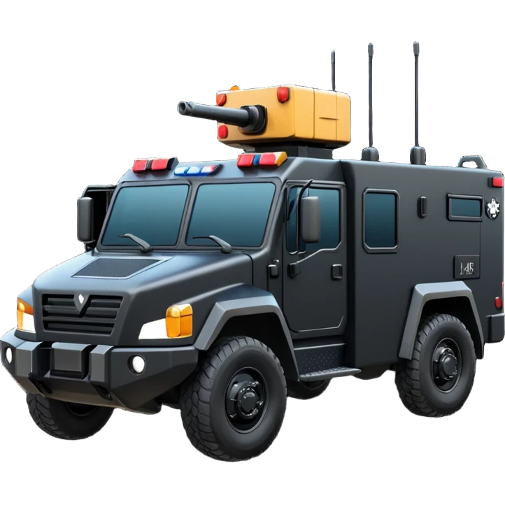 Need a SWAT truck emoji that I can copy and paste emoji