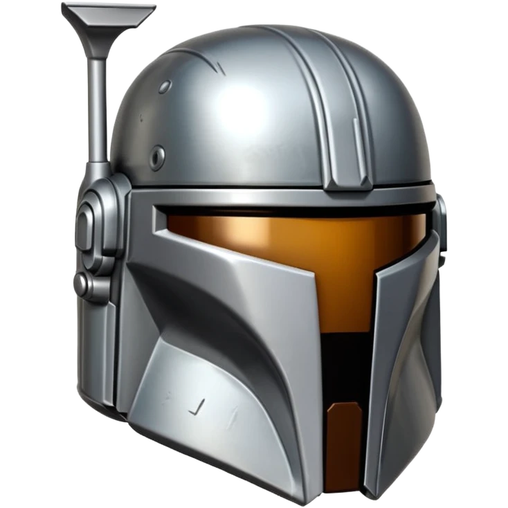 the mandalorian helmet (NOT jango fett) emoji