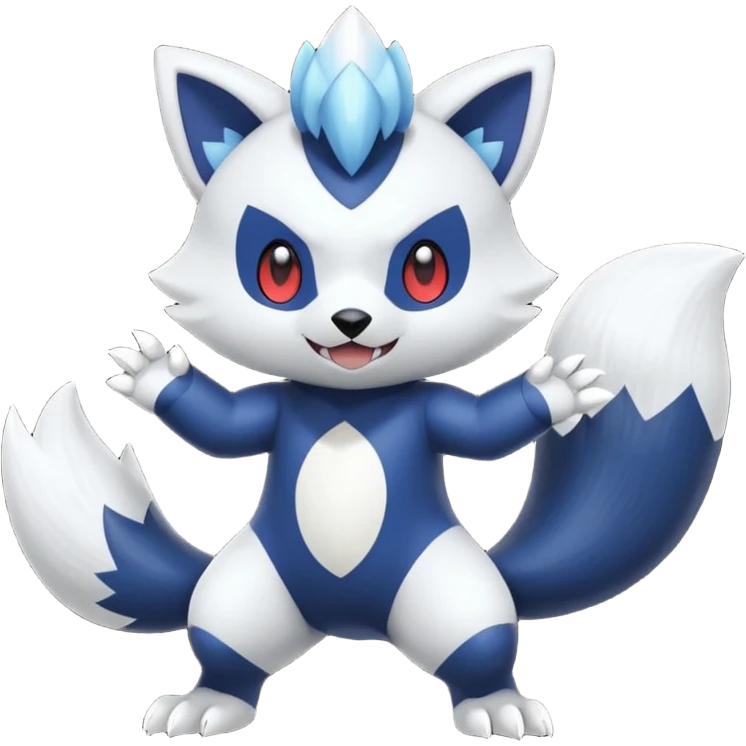 Oshawott-Zoroark-Meowstic-fusion emoji