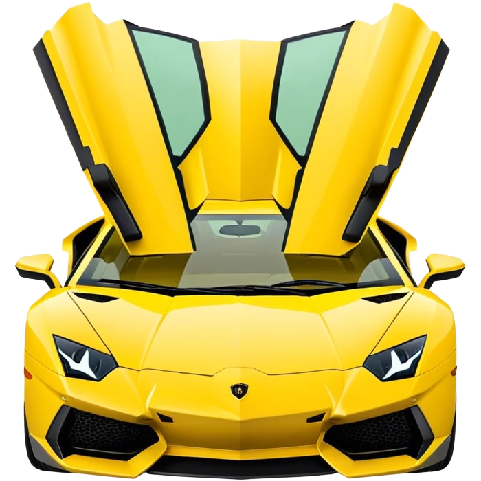 Lamborghini Aventador - Lamborghini (Model Year: 2021) (Iconic colour: Yellow) emoji