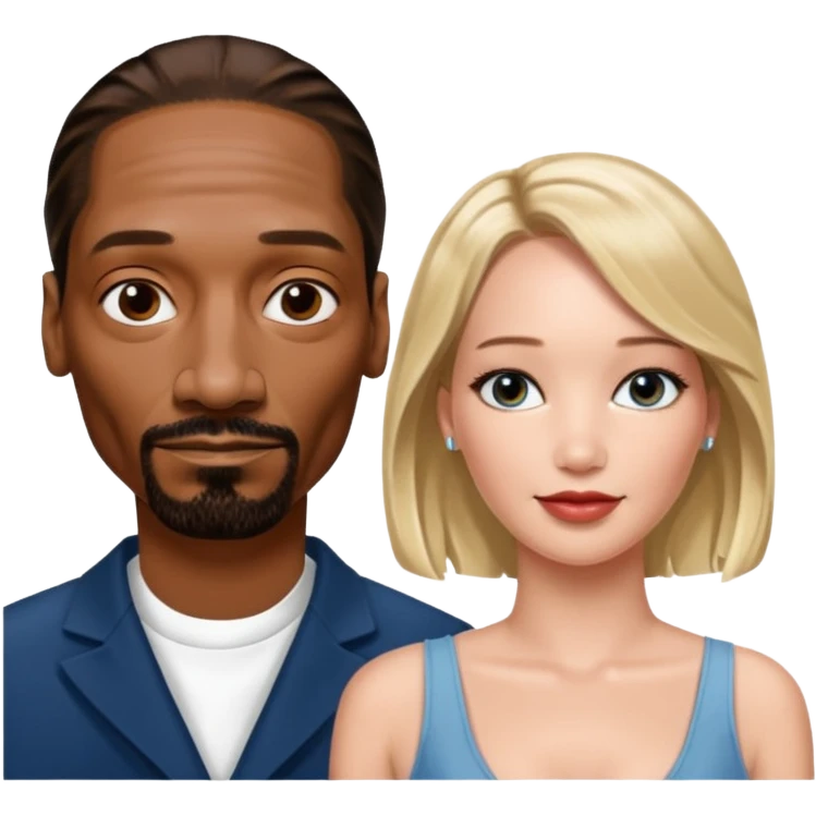  snoop dogg and Jennifer Lawrence  emoji