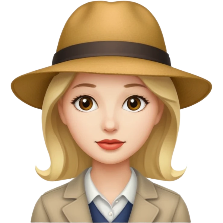 woman wit hat emoji
