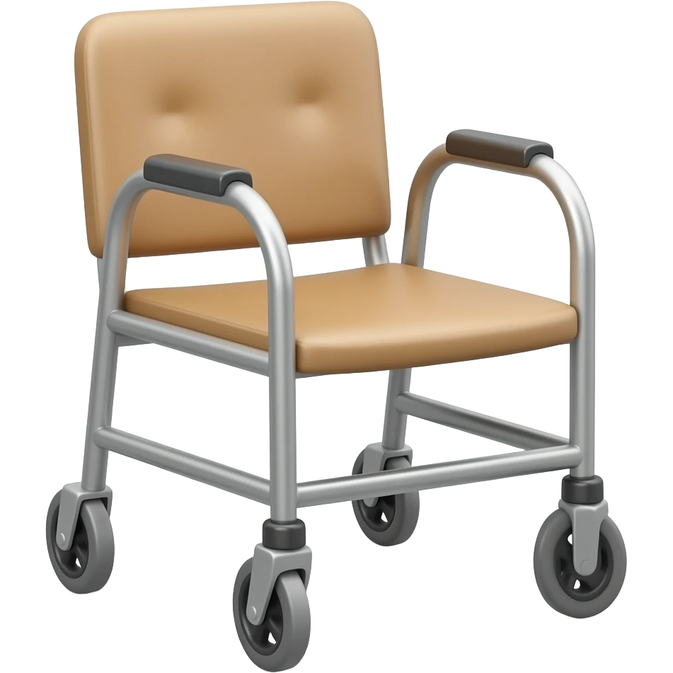 Walking chair emoji
