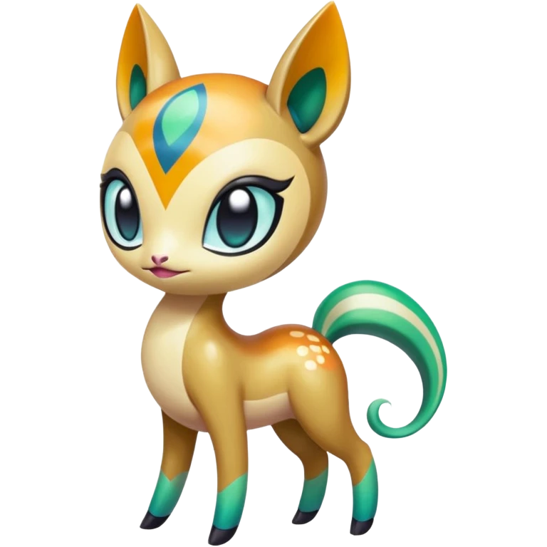 Colorful Exotic Meloetta-Keldeon-Kirby-Fakémon-creature-hybrid emoji