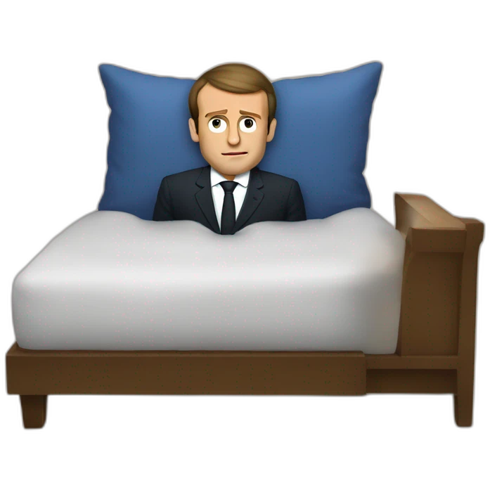 emmanuel macron qui dort emoji