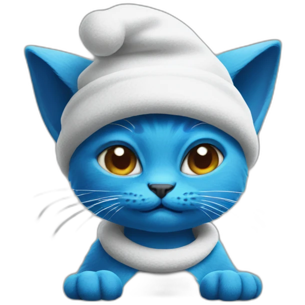smurf cat meme emoji