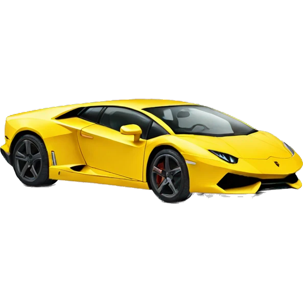 yellow lamborghini emoji