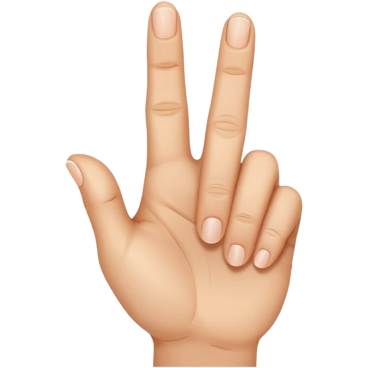 finger saying no emoji