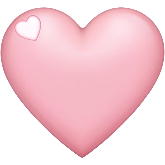 light pink heart  emoji