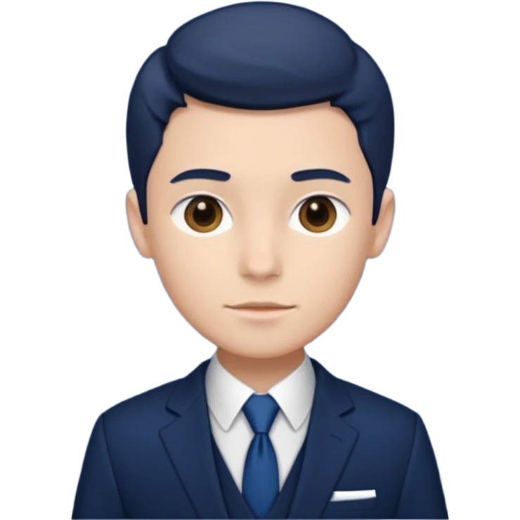 A rich boy emoji