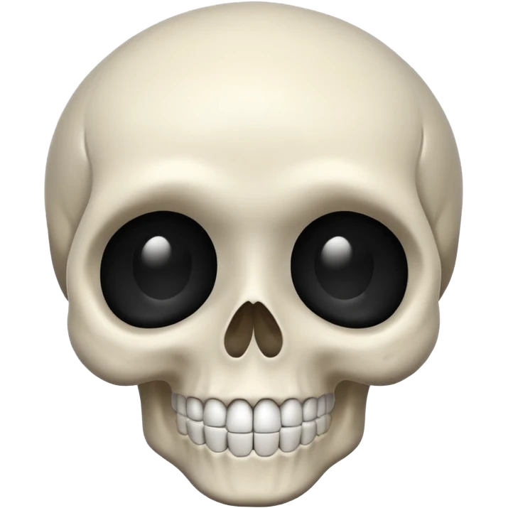 Cute skull emoji