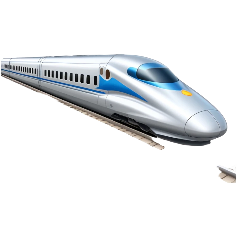 high speed bullet train emoji