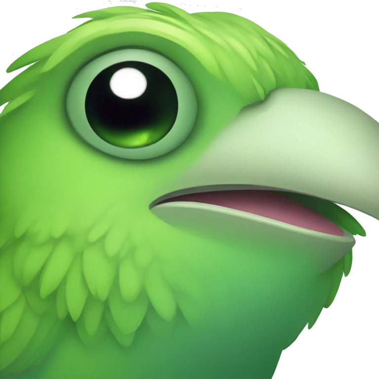 Little Green Bird pepe emoji