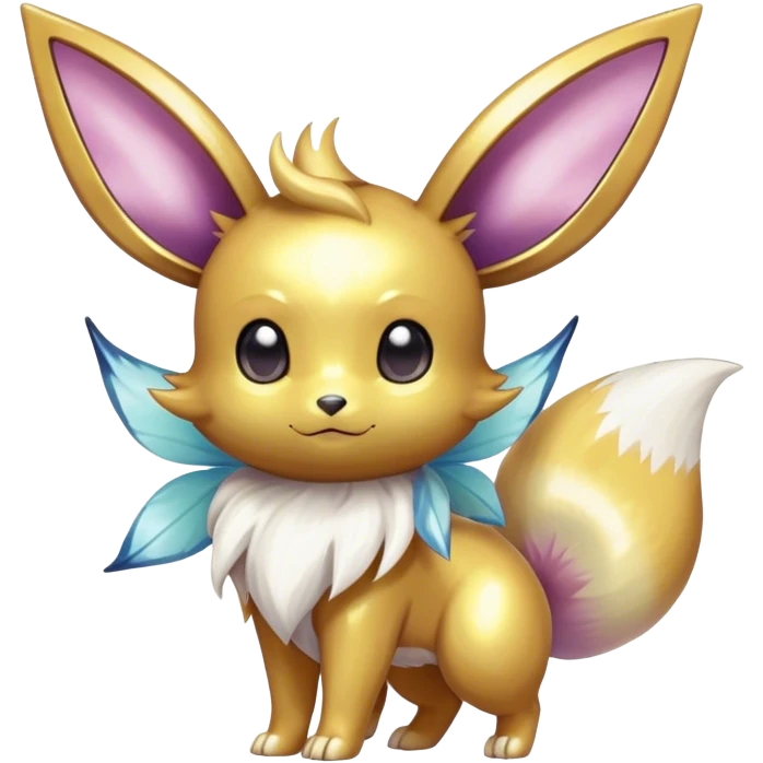 Shiny-Eeveelution-Cute-Fakemon-Fairy-Pokémon-fusion full body emoji