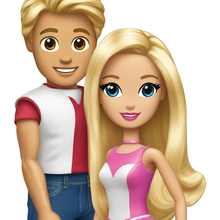 barbie and ken emoji