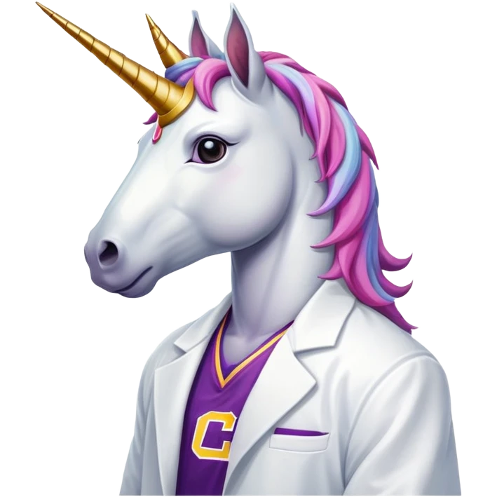 ￼ Unicorn with a LeBron jersey ￼￼ emoji