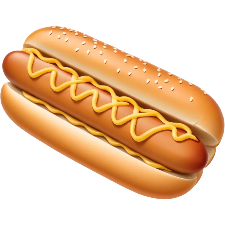 open hotdog bun, empty inside emoji