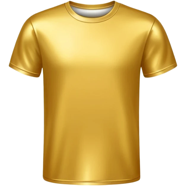 gold T Shirt  emoji