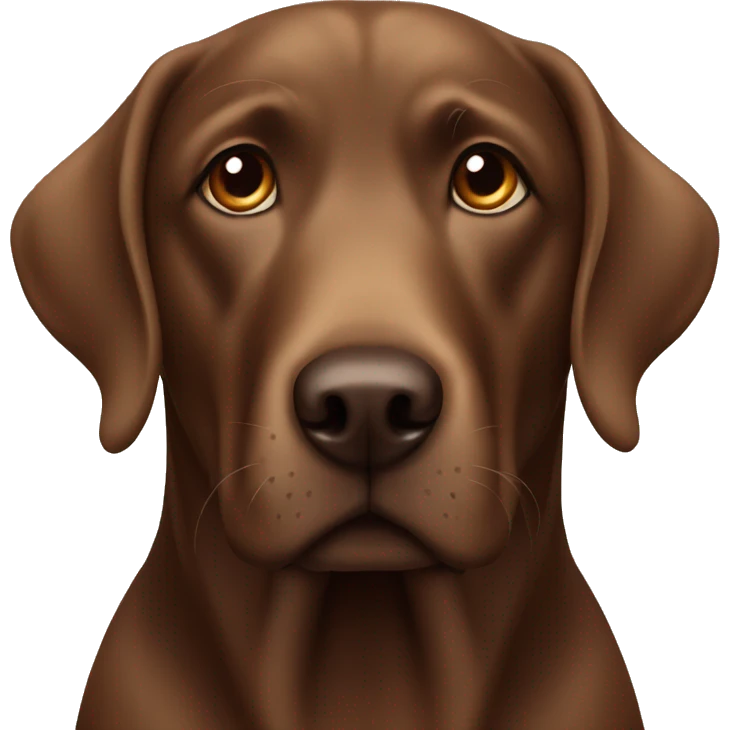 brown Labrador emoji