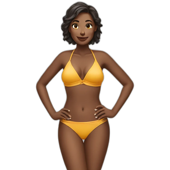 woman on bikini emoji