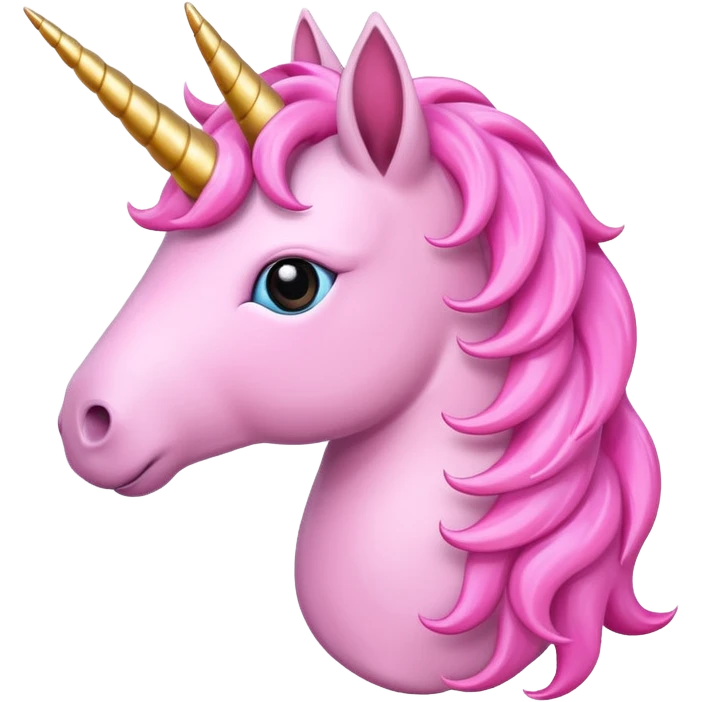 Pembe unicorn emoji