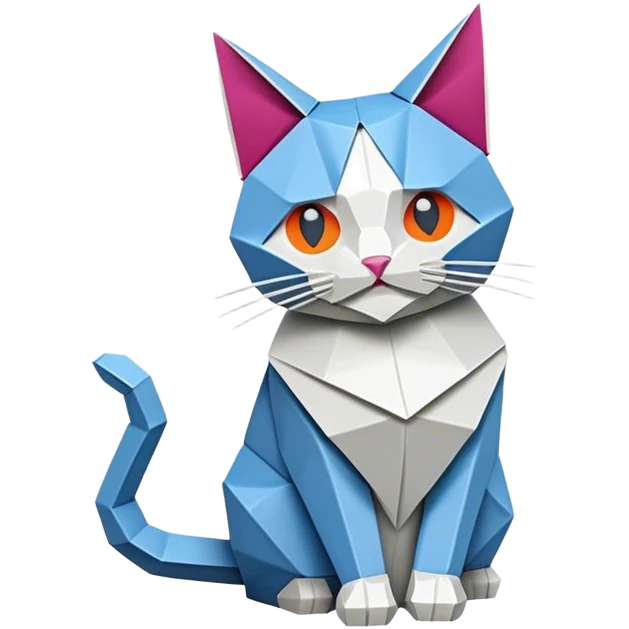 cat origami emoji