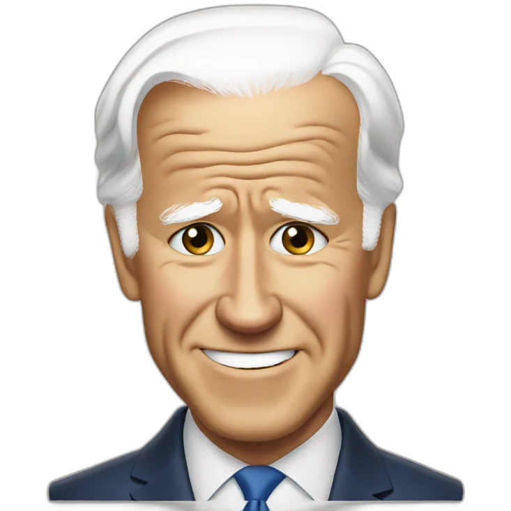 joe biden with feelings emoji