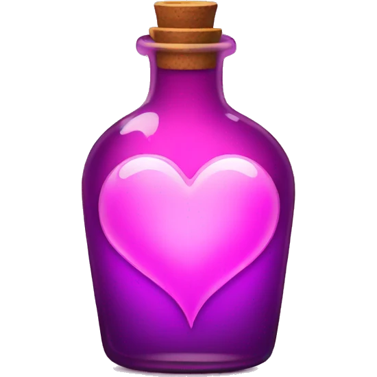 magic potion in a heart bottle emoji