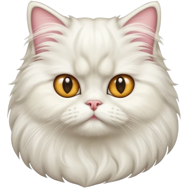 A Persian cat emoji