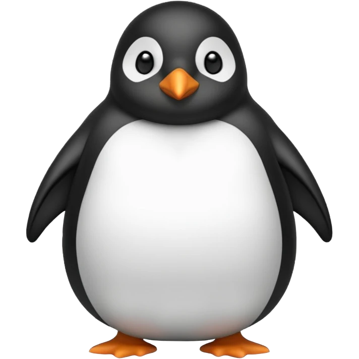 Fat penguin emoji