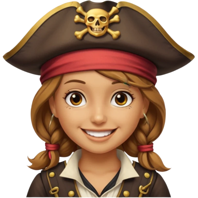 pirate girl emoji