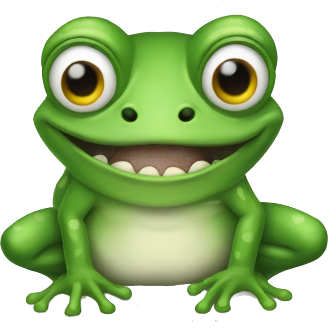 Freaky frog  emoji