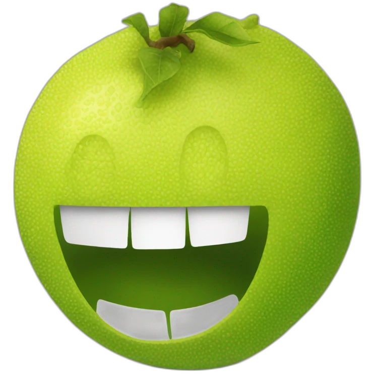 Un citron qui tire la langue emoji