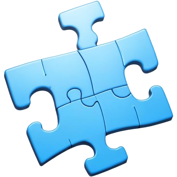 Autism puzzle emoji