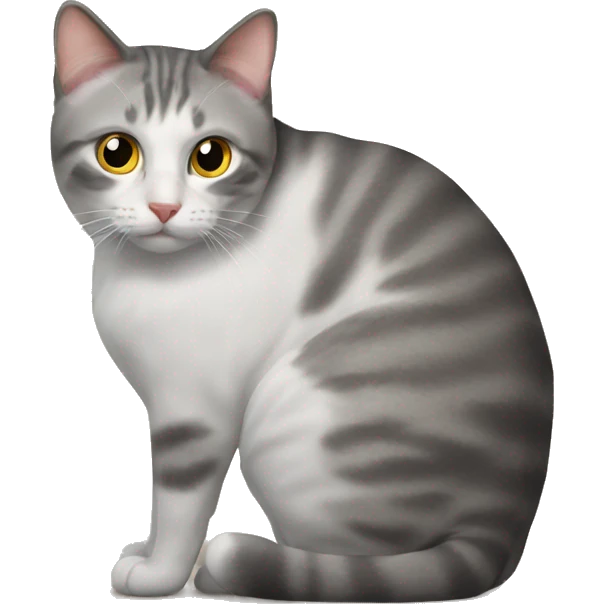 Cat with a big butt emoji