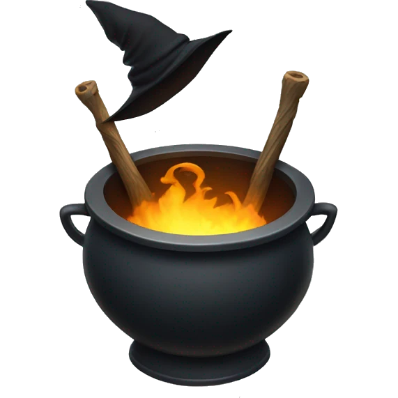 witch cauldron emoji