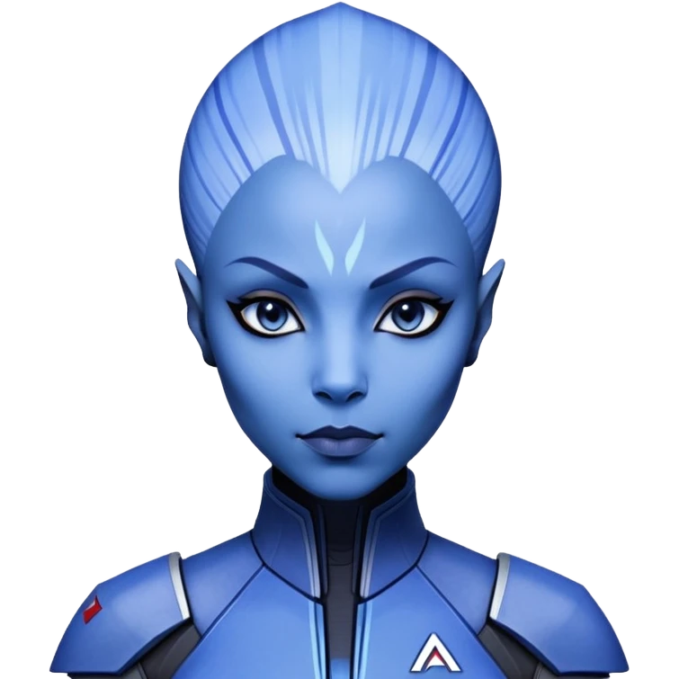 Liara T'Soni from Mass Effect emoji