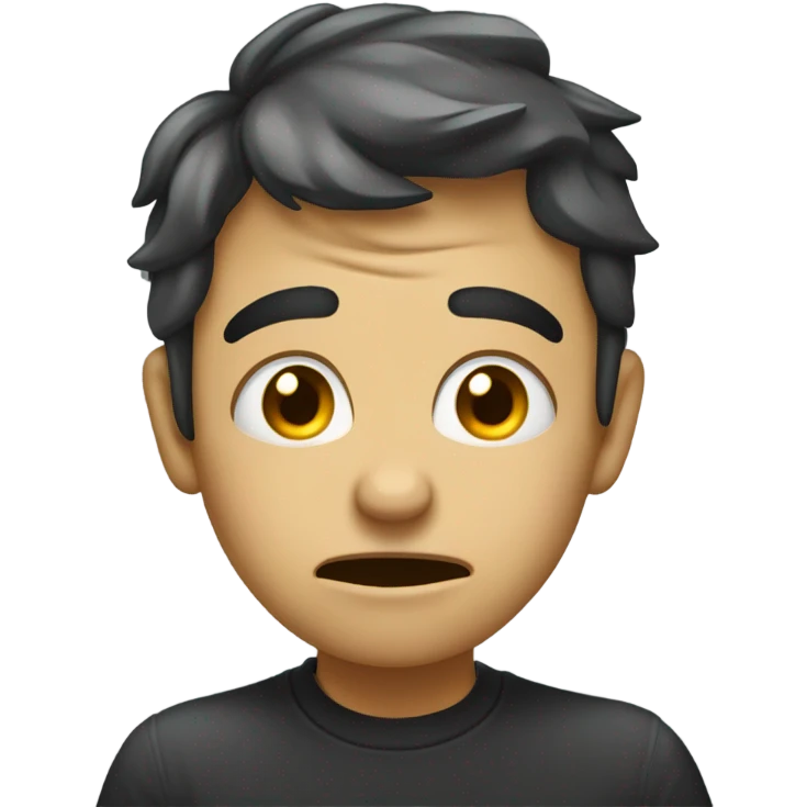 Crying sarcastically emoji