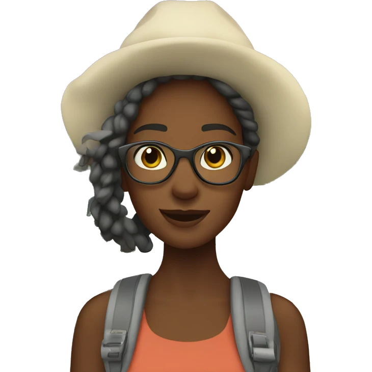 Travel adventure living life girl emoji