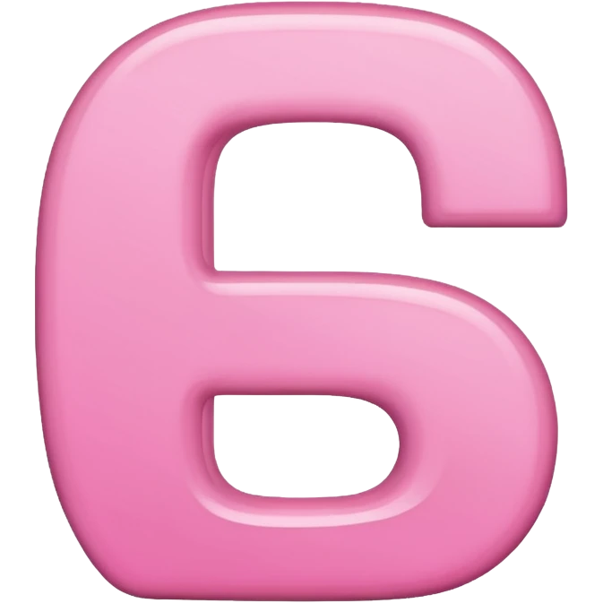 pink letter p emoji
