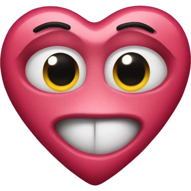 Heart with eyes emoji
