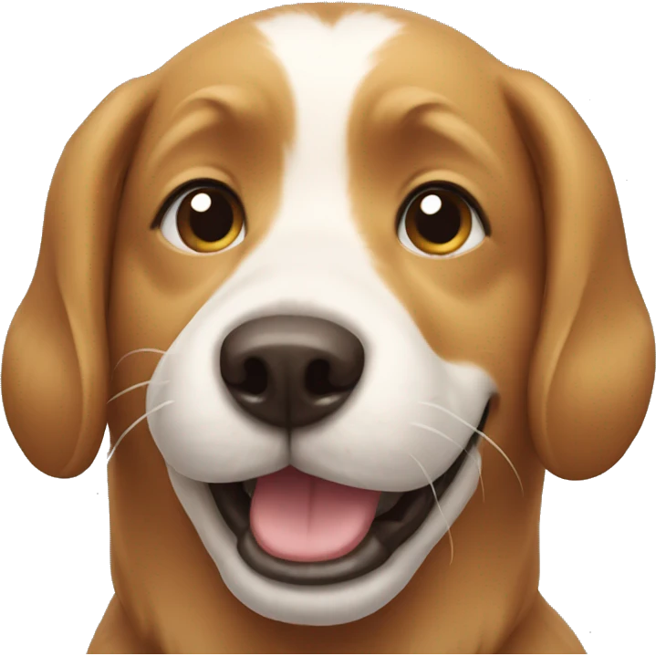 Happy dog  emoji