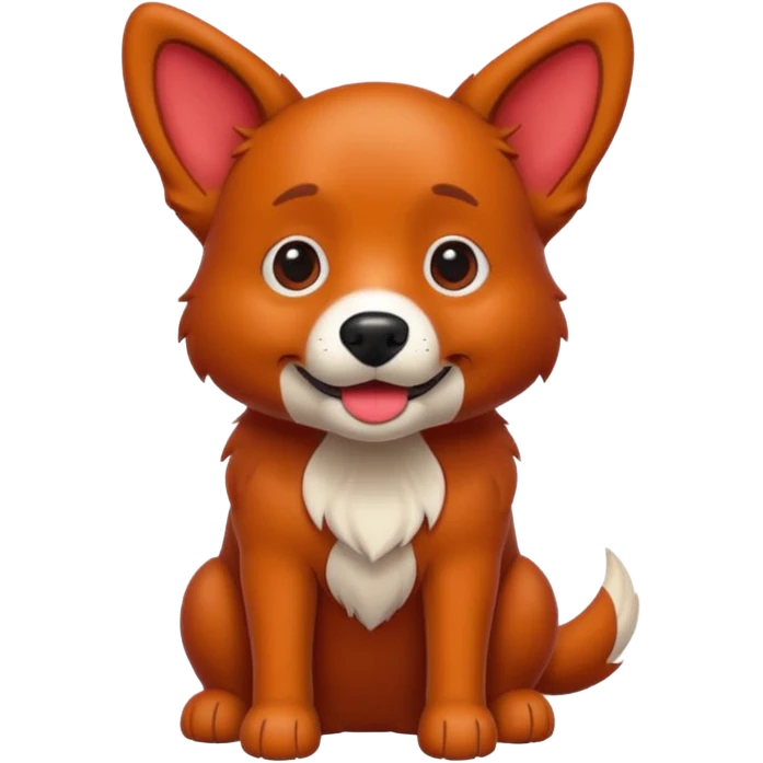 Red dogs  emoji