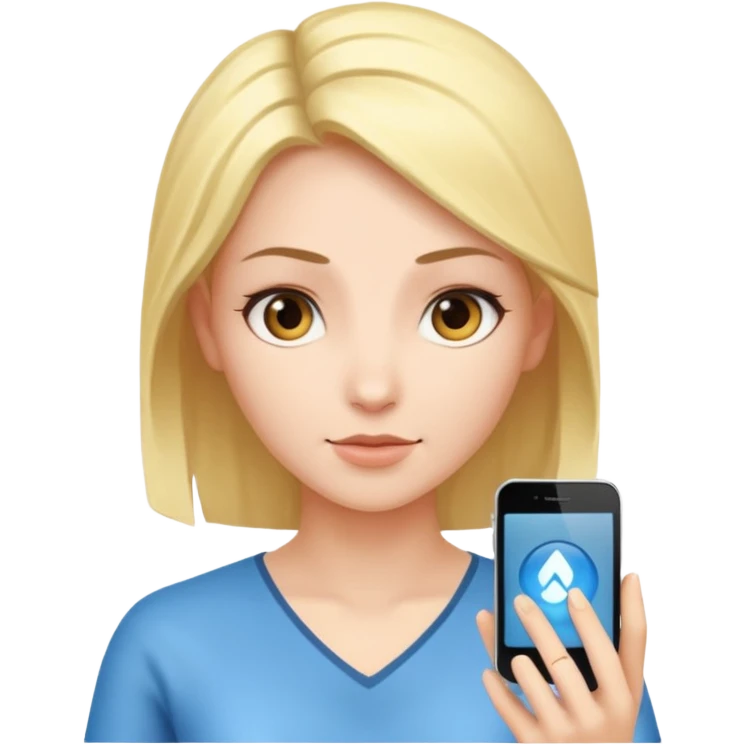 Avatar woman for audit and explanations emoji