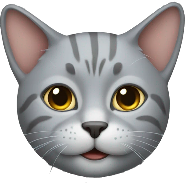 Gato gris emoji