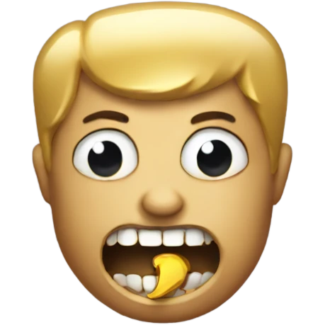 Gangster gold tooth  emoji