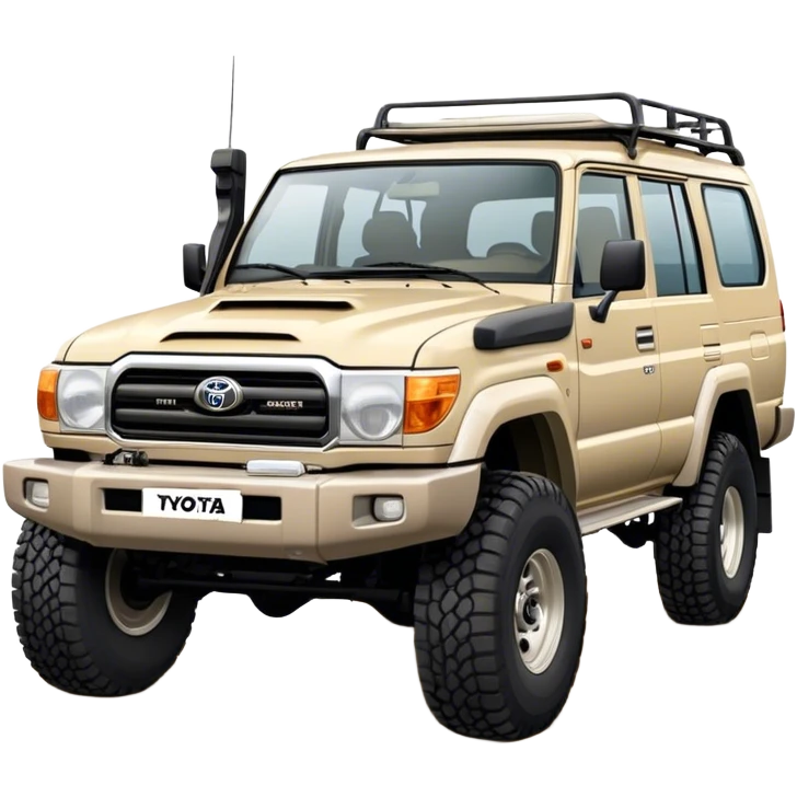 landcruiser 79 series - Toyota (Model Year: 2008) (Iconic colour: sand) emoji