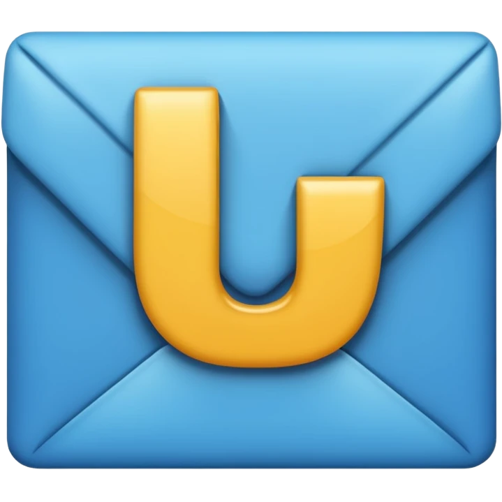 Do a letter and it’s written " u r beautiful" on it  emoji