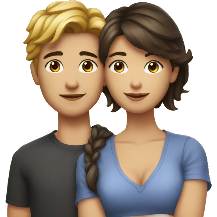 Une garçon de 13 qui vient de se mettre en couple avec son crush emoji
